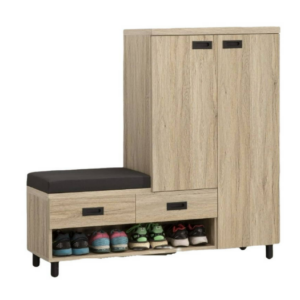 D544-6 布加迪4尺坐鞋櫃 坐左