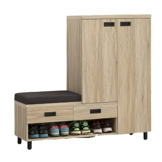 D544-6 布加迪4尺坐鞋櫃 坐左