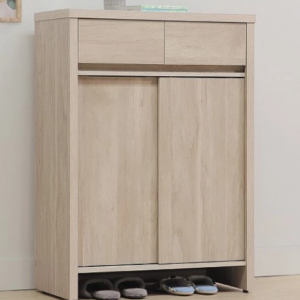 D545-7 淺橡2.7尺鞋櫃