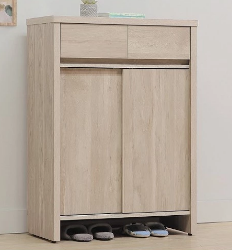 D545-7 淺橡2.7尺鞋櫃