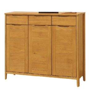 D546-2 米堤柚木4尺鞋櫃