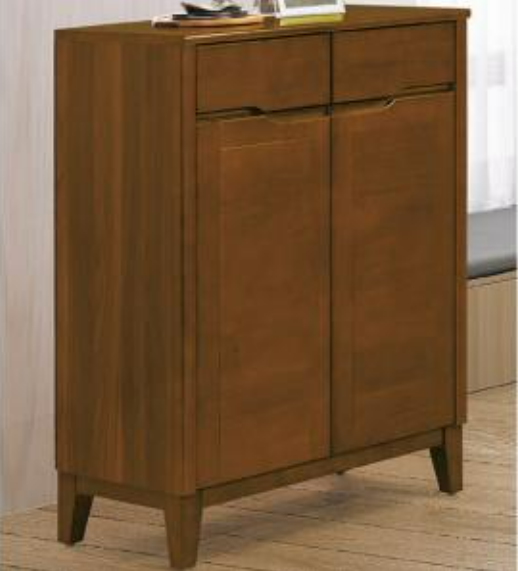 D546-3 米亞淺胡桃2.7尺鞋櫃