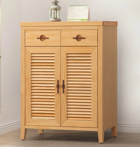 D547-2 加賀原木3尺鞋櫃