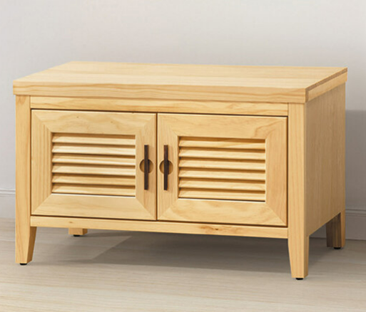 D547-4 加賀原木3尺坐鞋櫃