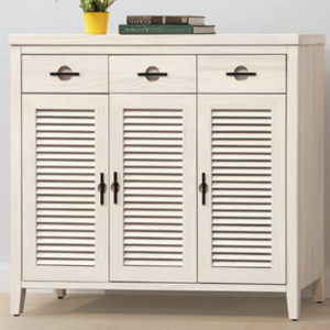 D548-3 加賀洗白4尺鞋櫃