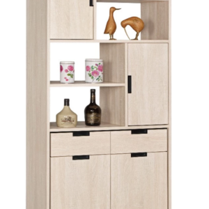 A1512-2昆提斯2.7尺雙面玄關櫃 附活動隔板*1 抽屜雙邊造型 單邊使用 門片雙邊造型 雙邊使用