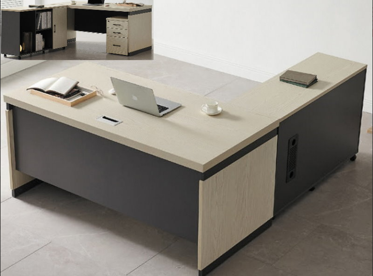 D602-2 北美橡木5.3尺辦公桌