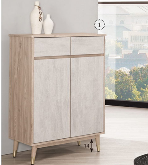 A1522-1納維斯2.7尺鞋櫃 附活動隔板*3