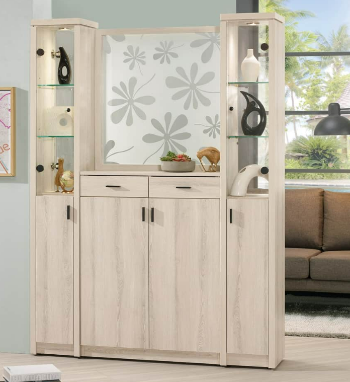 A1523-1塔利斯4.7尺玄關屏風鞋櫃 附活動隔板*4大*2小