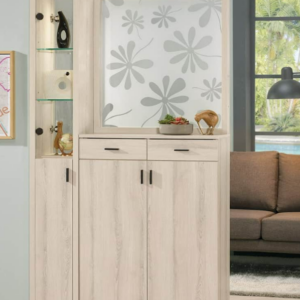 A1523-2塔利斯3.7尺玄關屏風鞋櫃 附活動隔板4大1小片