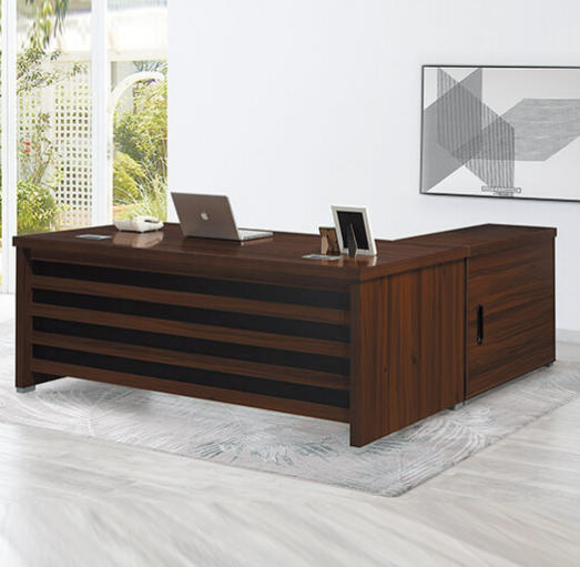 D603-2慕尼黑6.6尺辦公桌 含側櫃 KD 自行組裝