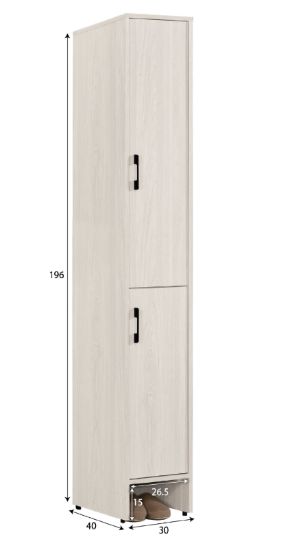 A1524-5蘿克斯1尺玄關鞋櫃 附活動隔板*7