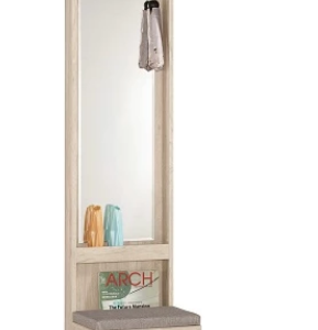 A1534-2達里歐1.3尺玄關鞋櫃 鏡面 含坐椅