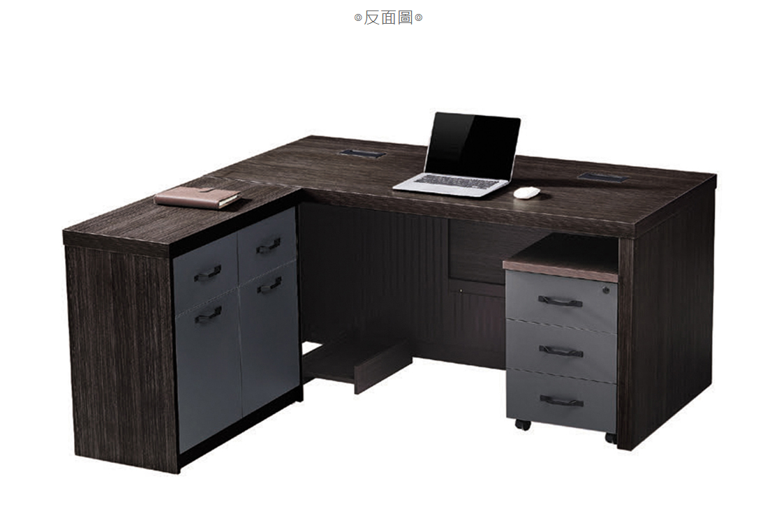 D608-3 安德魯6尺辦公桌 含側櫃 活動櫃 不可拆賣