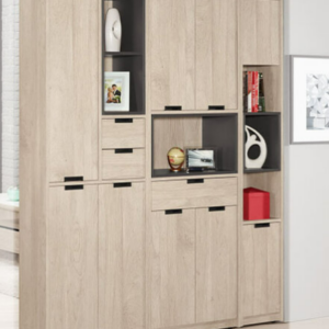 A1535-1哈莉特5尺玄關組合鞋櫃 附活動隔板7大4小片