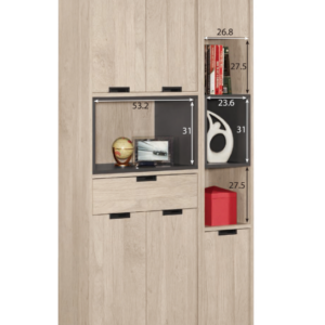 A1535-2哈莉特3尺玄關組合鞋櫃 附活動隔板4大1小片