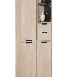 A1536-3哈莉特2尺收納玄關鞋櫃 附活動隔板3大3小片