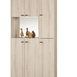 A1537-2塔利斯3尺玄關組合鞋櫃 附活動隔板5大8小片 附3MM鏡片