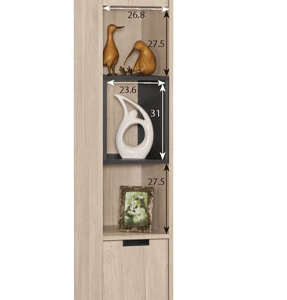 A1536-4哈莉特1.1尺玄關鞋櫃 附活動隔板*1