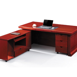 D610-1 布魯克紅棕色6.6尺辦公桌 全組