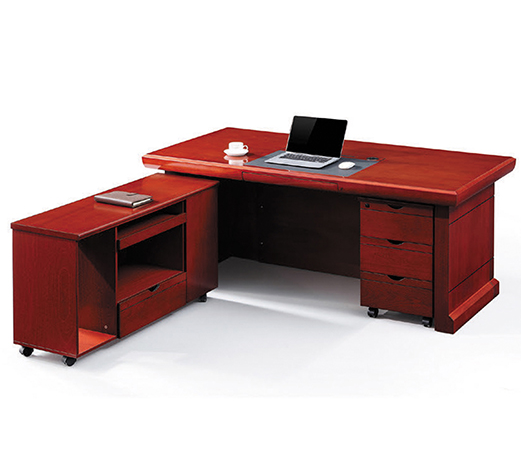 D610-1 布魯克紅棕色6.6尺辦公桌 全組