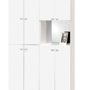 A1539-3米洛斯4尺玄關組合鞋櫃 附活動隔板*13 附3MM鏡片