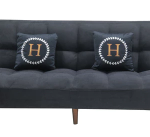 F50-4 822灰色絨布沙發床