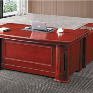 D612-1 凱蒂達紅棕色6.6尺辦公桌 全組