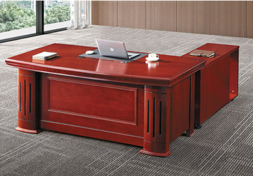 D612-1 凱蒂達紅棕色6.6尺辦公桌 全組