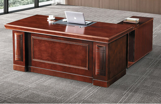 D611-4 伊登胡桃色5.3尺辦公桌 全組