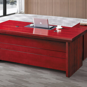 D612-3 黛芙妮紅棕色6尺辦公桌 全組