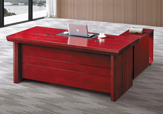 D612-3 黛芙妮紅棕色6尺辦公桌 全組