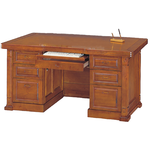 D613-1 5尺小葉樟實木辦公桌