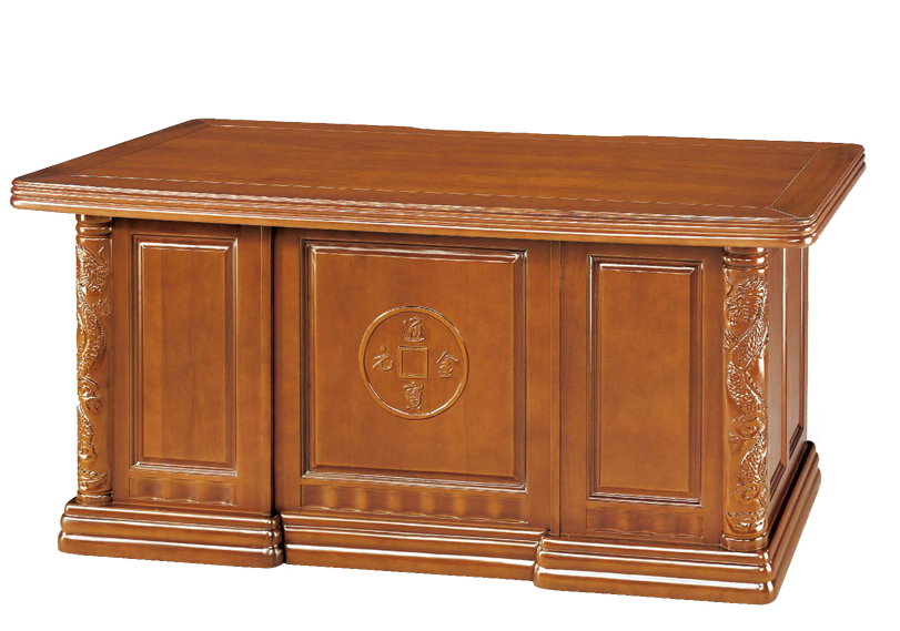 D613-3 雙龍5尺實木辦公桌