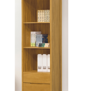 D614-2 米堤柚木2.1尺二抽書櫃