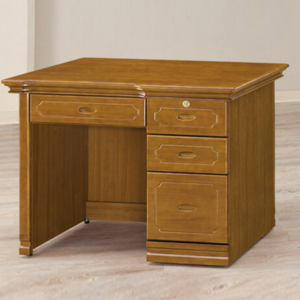 D613-5 蘇格蘭檜木實木3.4尺書桌