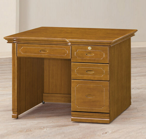 D613-5 蘇格蘭檜木實木3.4尺書桌