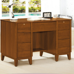 D614-4 米亞淺胡桃4.2尺書桌