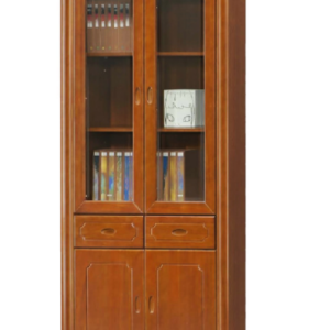 D613-7 蘇格蘭檜木實木3*6.5尺中抽書櫃