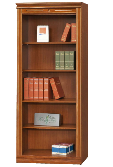 D613-9 蘇格蘭檜木實木3*6.5尺開放式書櫃