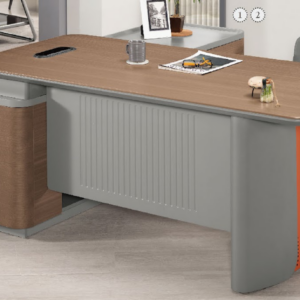 A1546-1 安迪6.6尺辦公桌 正向  附插座