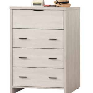 E40-4寶麗白雲橡四斗櫃