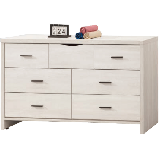 E37-1 寶麗白雲橡七斗櫃