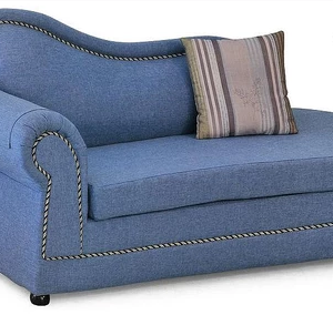 F55-3 614#牛仔藍色貴妃椅 座右扶手