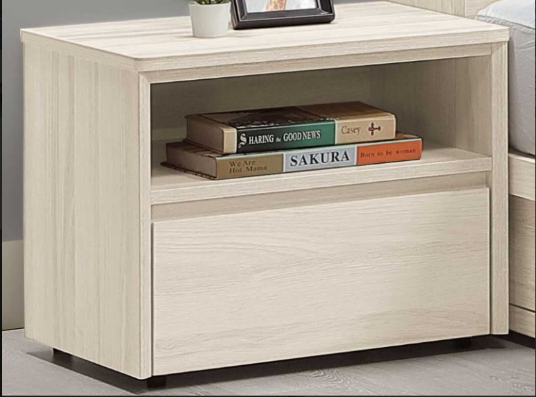 307-6 潔妮詩床頭櫃 單