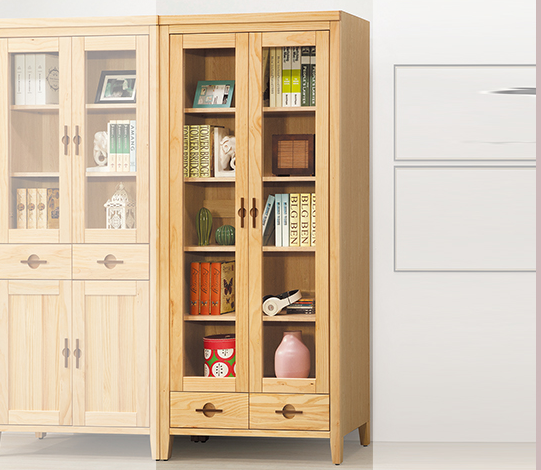 D616-2 加賀原木下抽書櫃