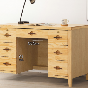 D616-4  加賀原木4.2尺書桌