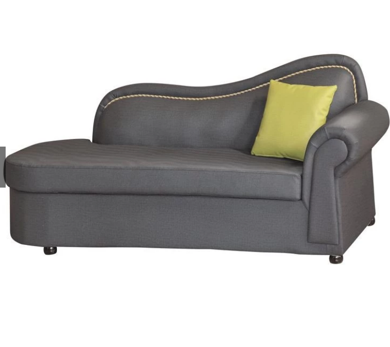 F56-4 612#灰色貴妃椅 座左扶手