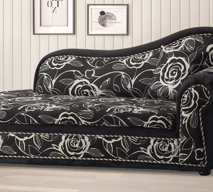 F57-8 黑玫瑰#貴妃椅 坐左扶手