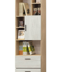 D617-4 橡木雙色2尺二抽書櫃